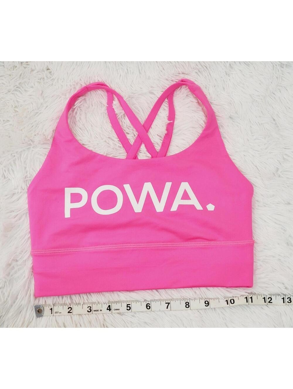 RARE Lululemon Energy Sports Bra Size 4 Strappy PINK POWA. EUC